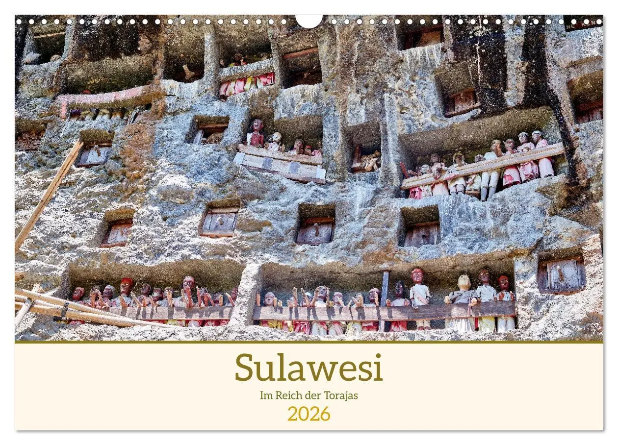 Cover: 9783457266724 | Sulawesi Im Reich der Torajas (Wandkalender 2026 DIN A3 quer),...