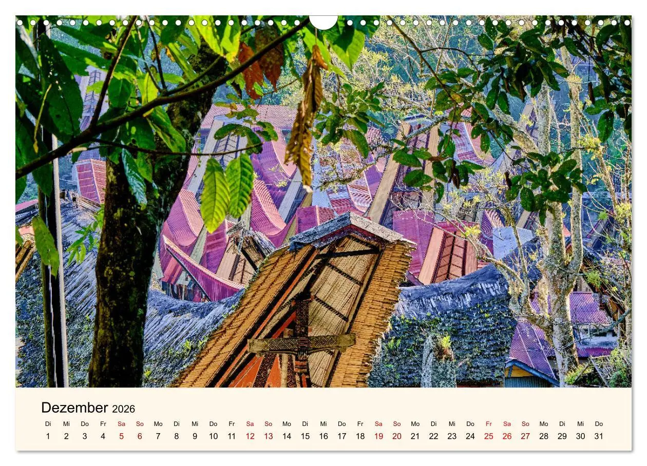 Bild: 9783457266724 | Sulawesi Im Reich der Torajas (Wandkalender 2026 DIN A3 quer),...