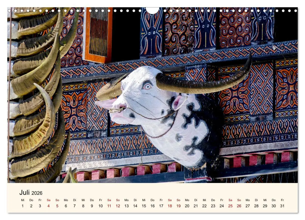 Bild: 9783457266724 | Sulawesi Im Reich der Torajas (Wandkalender 2026 DIN A3 quer),...
