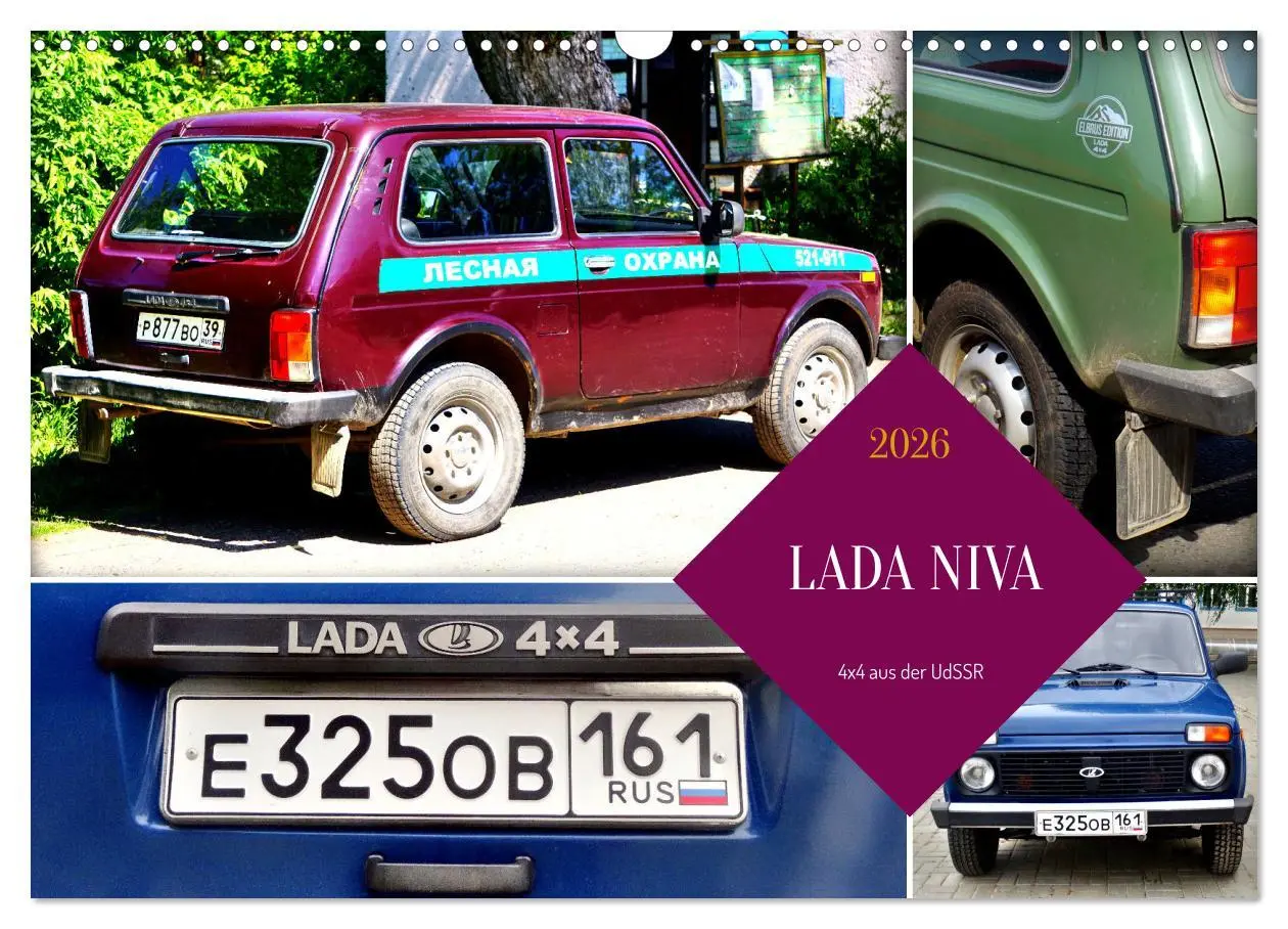 Cover: 9783457576724 | LADA NIVA - 4x4 aus der UdSSR (Wandkalender 2026 DIN A3 quer),...