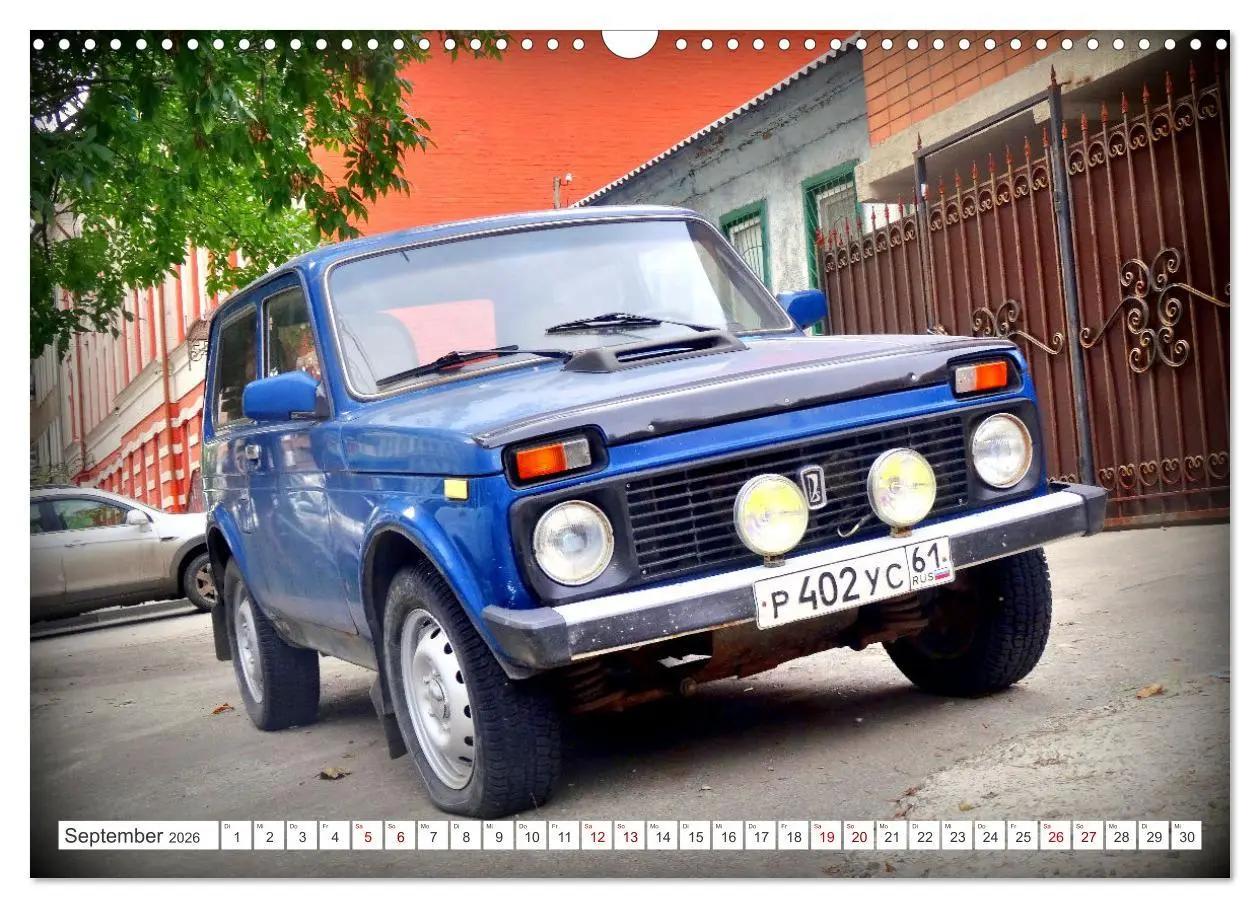 Bild: 9783457576724 | LADA NIVA - 4x4 aus der UdSSR (Wandkalender 2026 DIN A3 quer),...