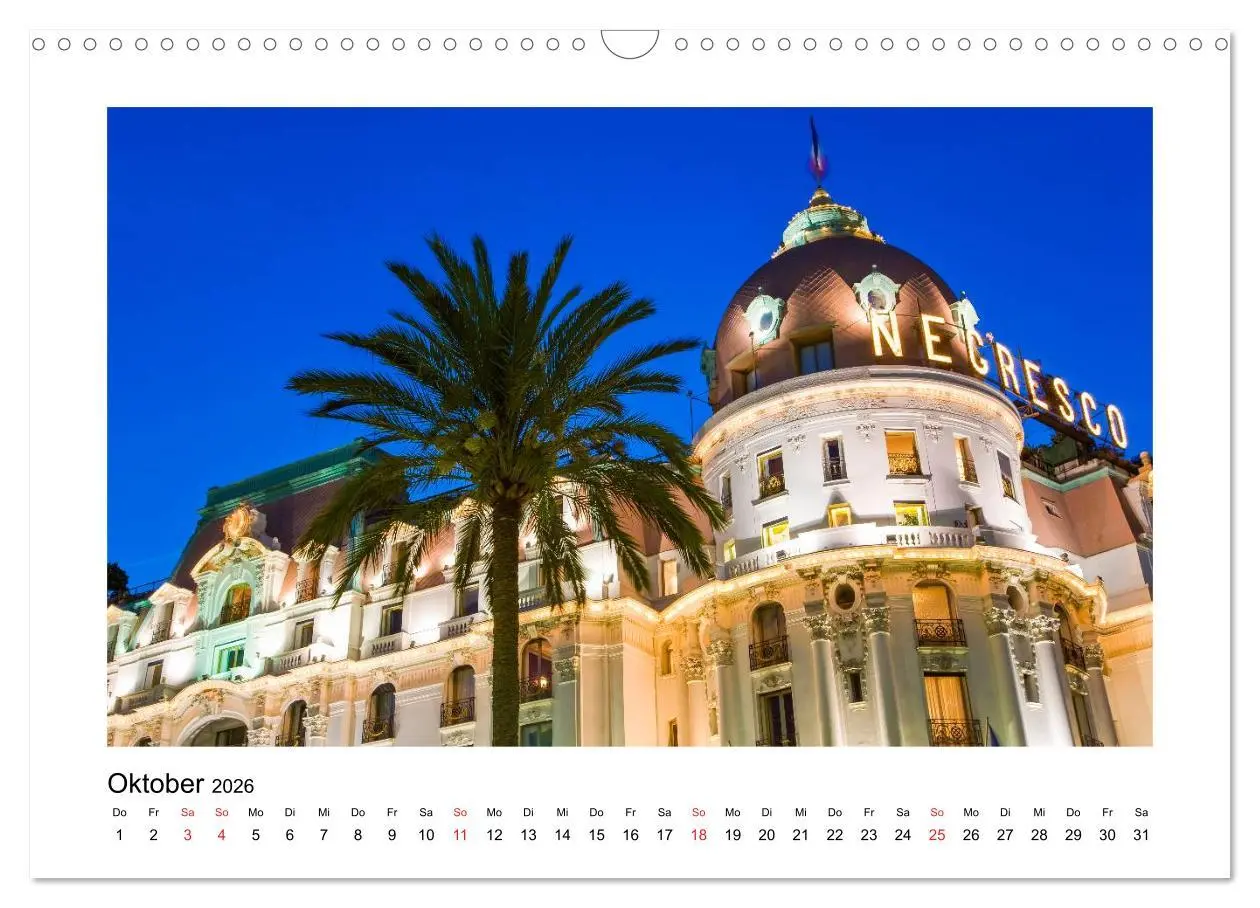 Bild: 9783516046724 | COTE D'AZUR Impressionen (Wandkalender 2026 DIN A3 quer), CALVENDO...