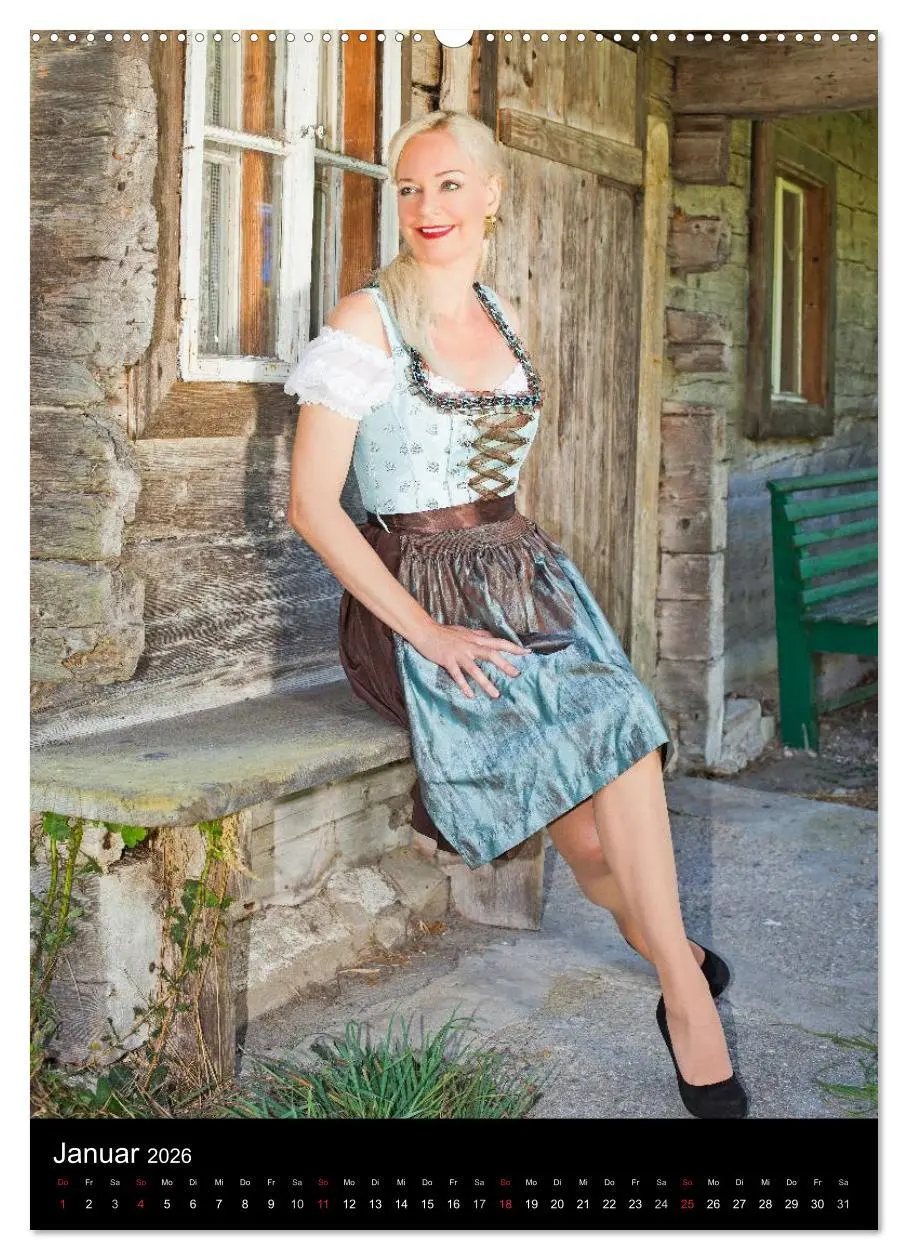 Bild: 9783516426724 | Dirndl und Tradition (hochwertiger Premium Wandkalender 2026 DIN A2...