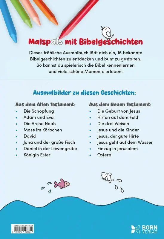 Bild: 9783870926724 | Bibelgeschichten für kleine Künstler | Tanja Husmann | Taschenbuch