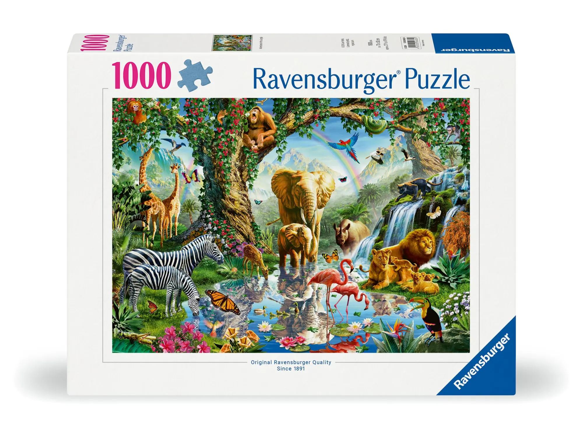 Cover: 4005555006824 | Erwachsenenpuzzle 1000 Teile - Abenteuer im Dschungel | Spiel | 2024