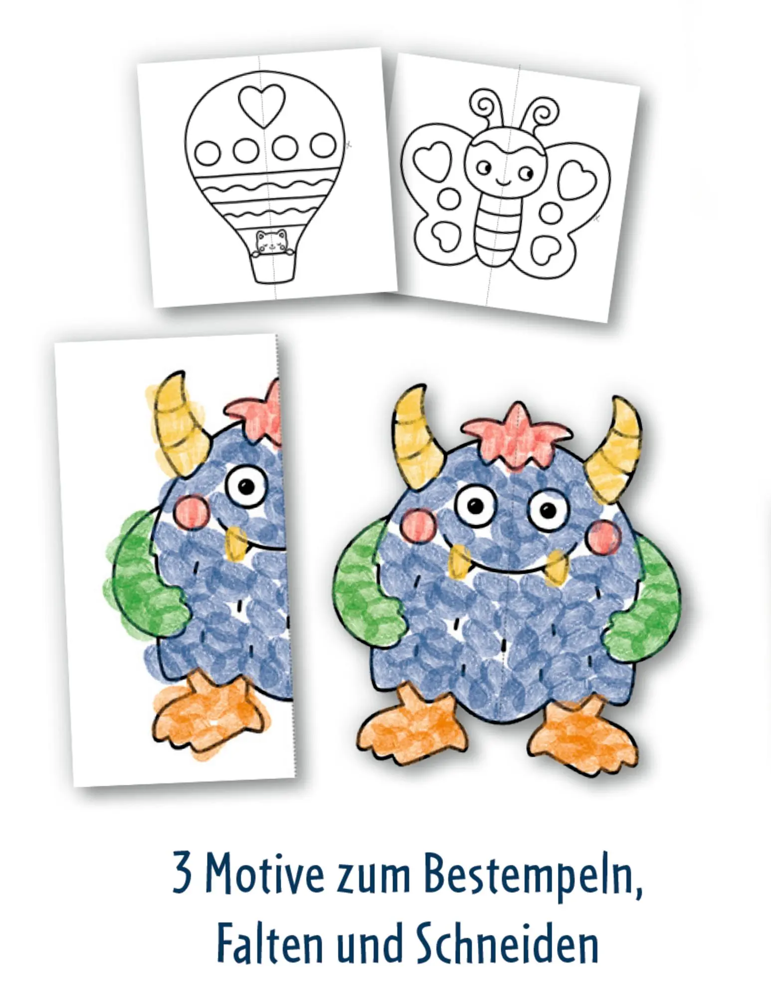 Bild: 4050003956824 | Mein großes Bastelset: Fingerstempeln | Kristin Labuch | Mini-Künstler