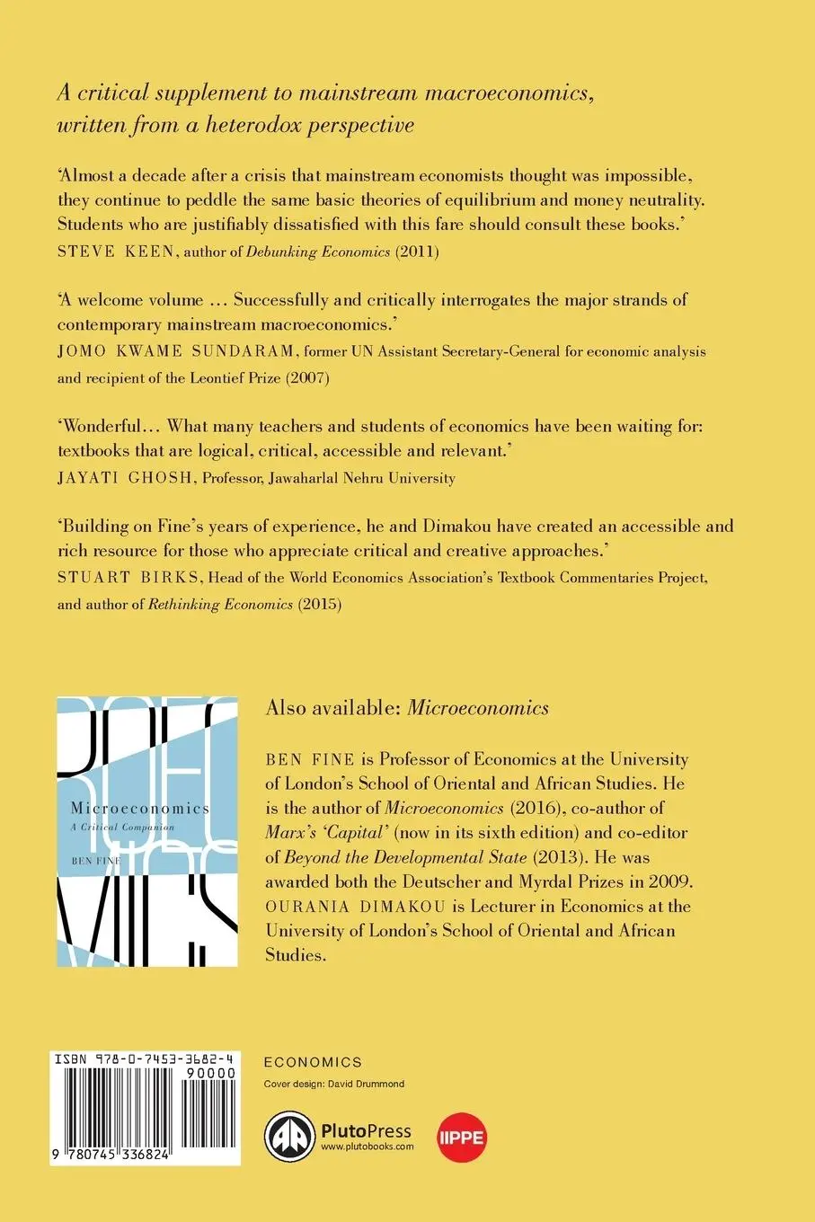 Rückseite: 9780745336824 | Macroeconomics | A Critical Companion | Ben Fine (u. a.) | Taschenbuch