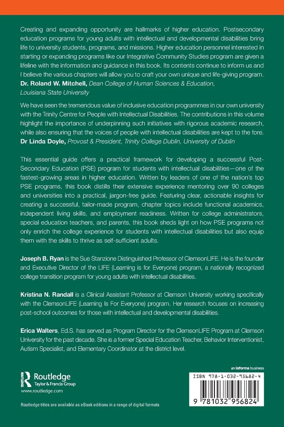 Rückseite: 9781032956824 | How to Create an Inclusive Post-Secondary Education Program | Buch