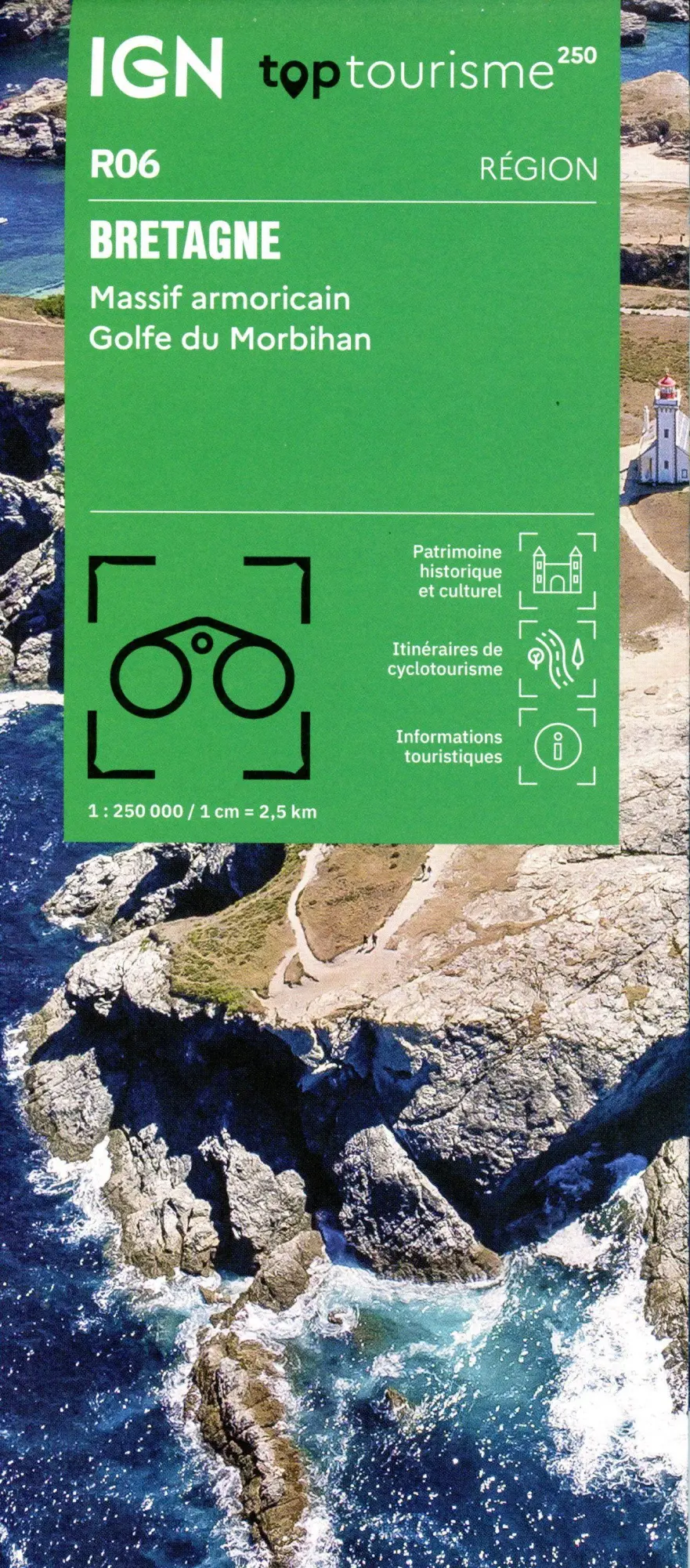 Cover: 9782758556824 | R06 Bretagne | (Land-)Karte | IGN Regionale Straßenkarten | 2025