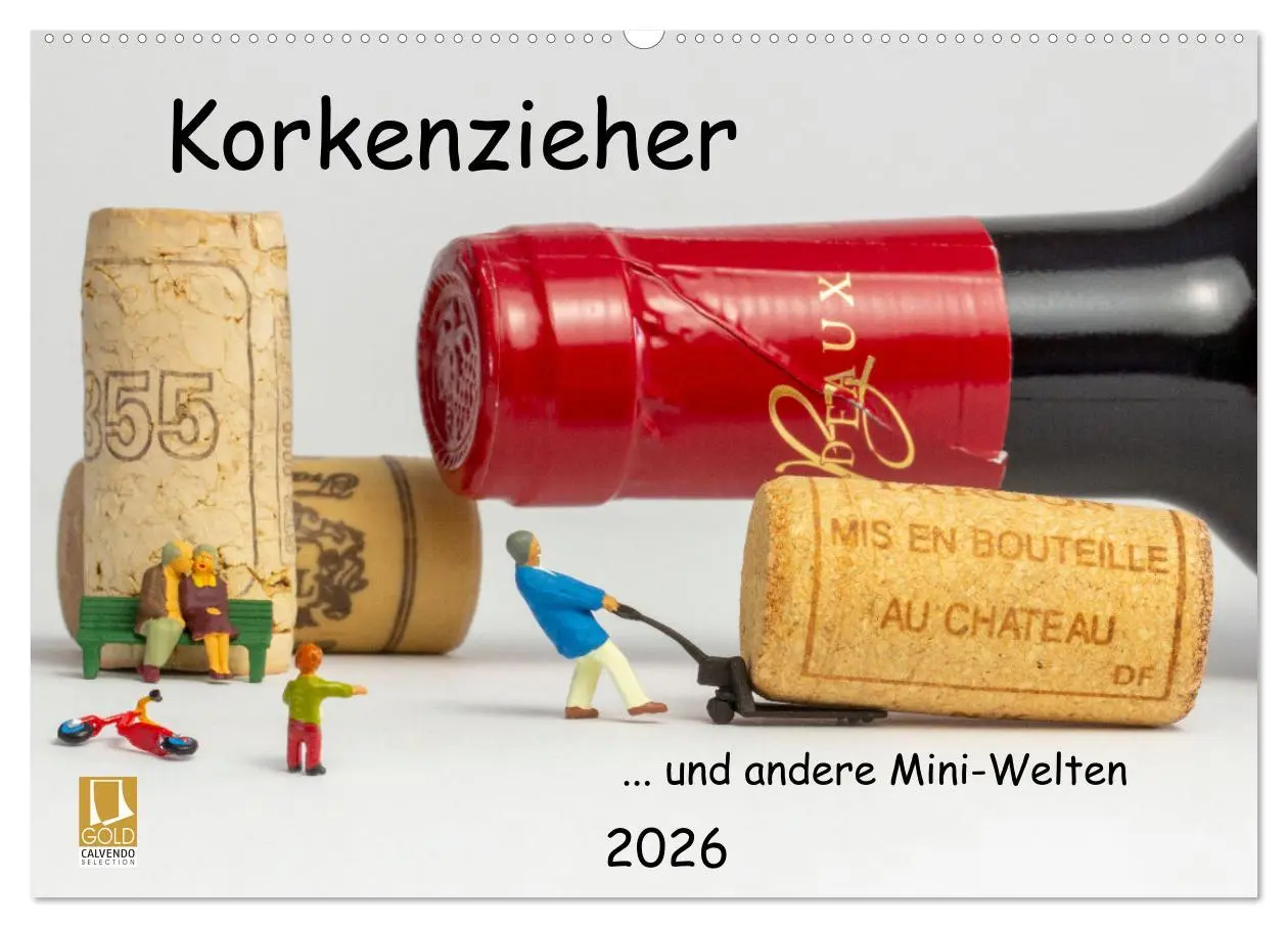 Cover: 9783457566824 | Korkenzieher ... und andere Mini-Welten (Wandkalender 2026 DIN A2...