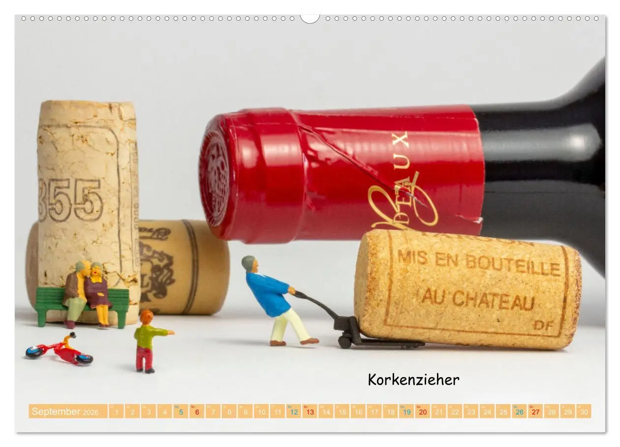 Bild: 9783457566824 | Korkenzieher ... und andere Mini-Welten (Wandkalender 2026 DIN A2...
