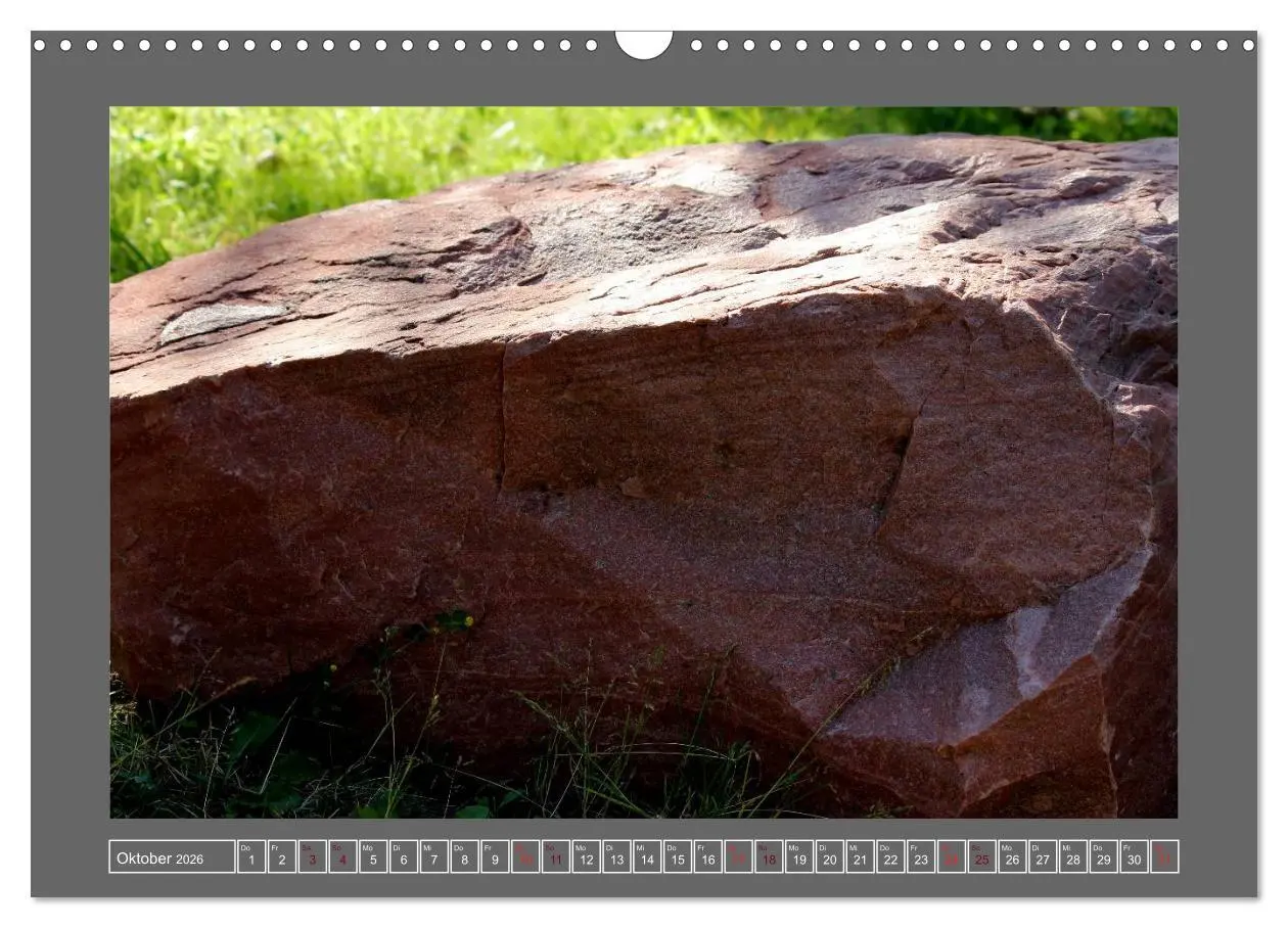Bild: 9783516106824 | Gesteine und mineralische Bildungen (Wandkalender 2026 DIN A3...