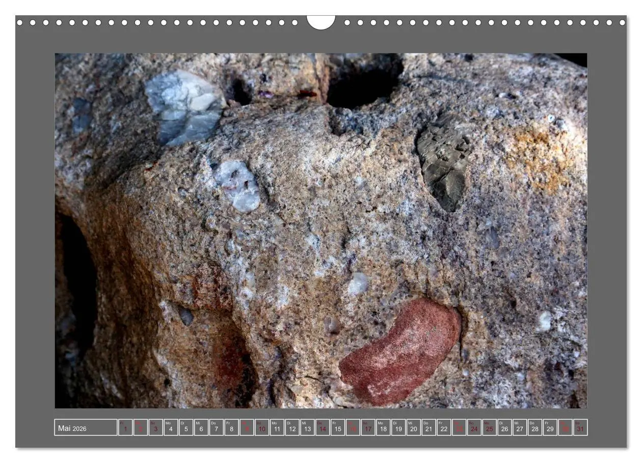 Bild: 9783516106824 | Gesteine und mineralische Bildungen (Wandkalender 2026 DIN A3...