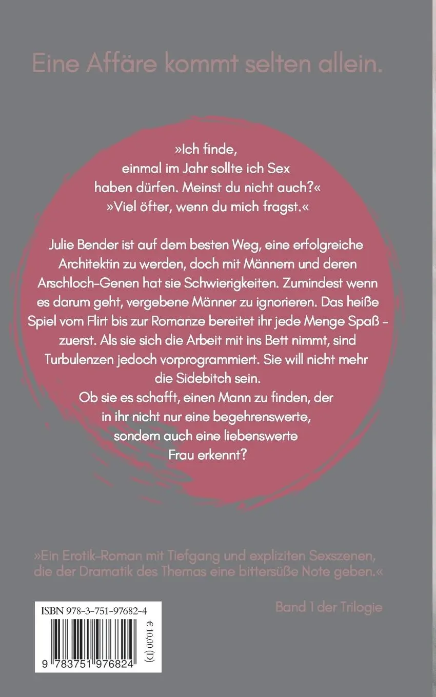 Rückseite: 9783751976824 | Sidebitch | Eine Affäre kommt selten allein | Jona Wood | Taschenbuch