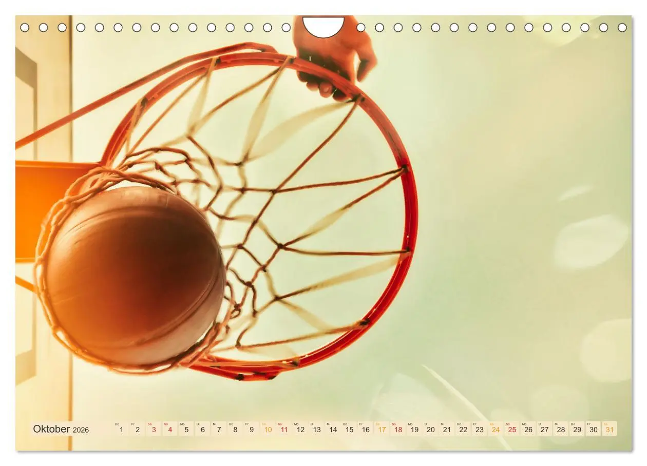 Bild: 9783457556924 | Basketball Liebe (Wandkalender 2026 DIN A4 quer), CALVENDO...