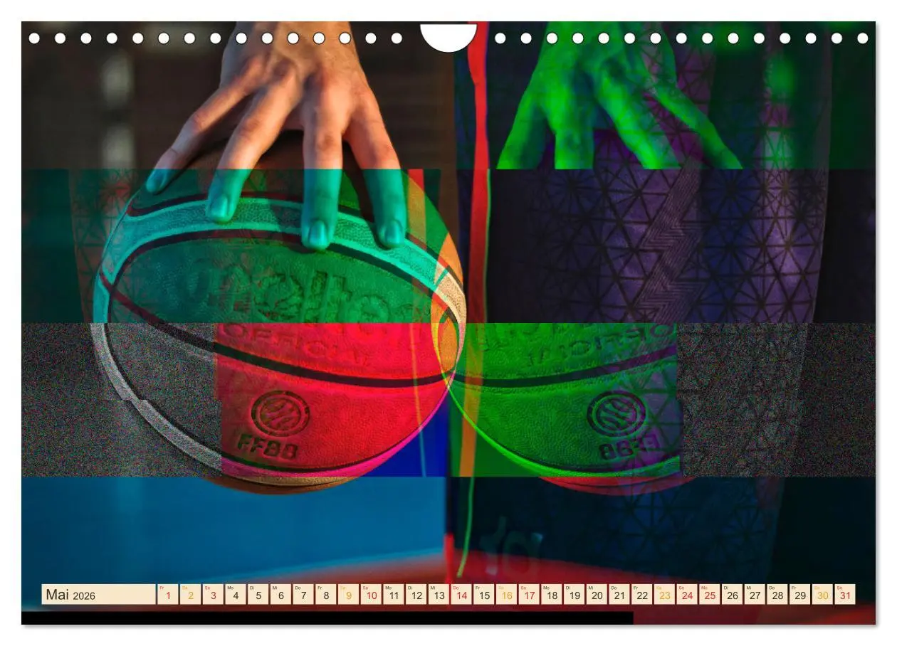 Bild: 9783457556924 | Basketball Liebe (Wandkalender 2026 DIN A4 quer), CALVENDO...