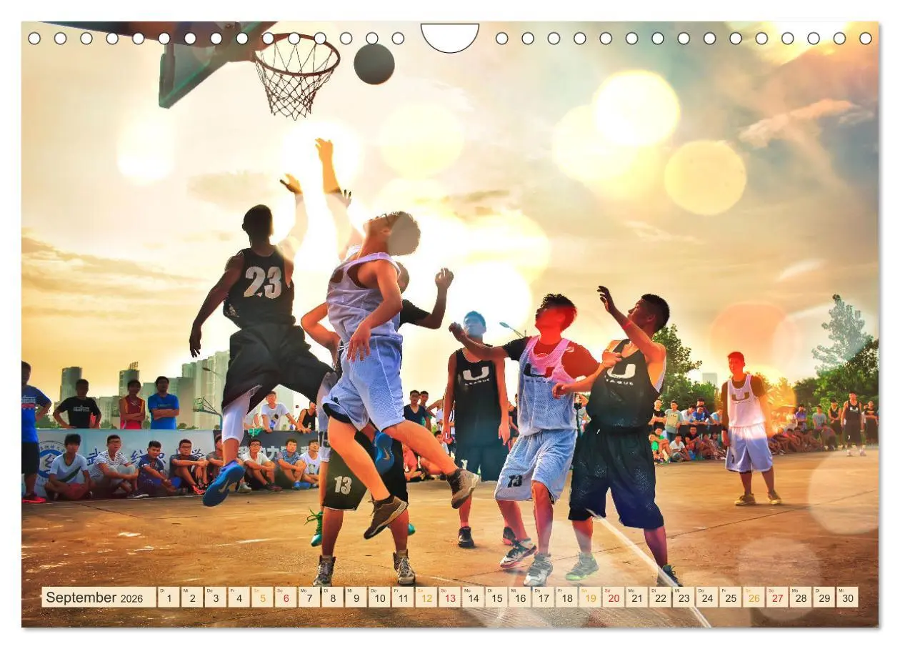Bild: 9783457556924 | Basketball Liebe (Wandkalender 2026 DIN A4 quer), CALVENDO...