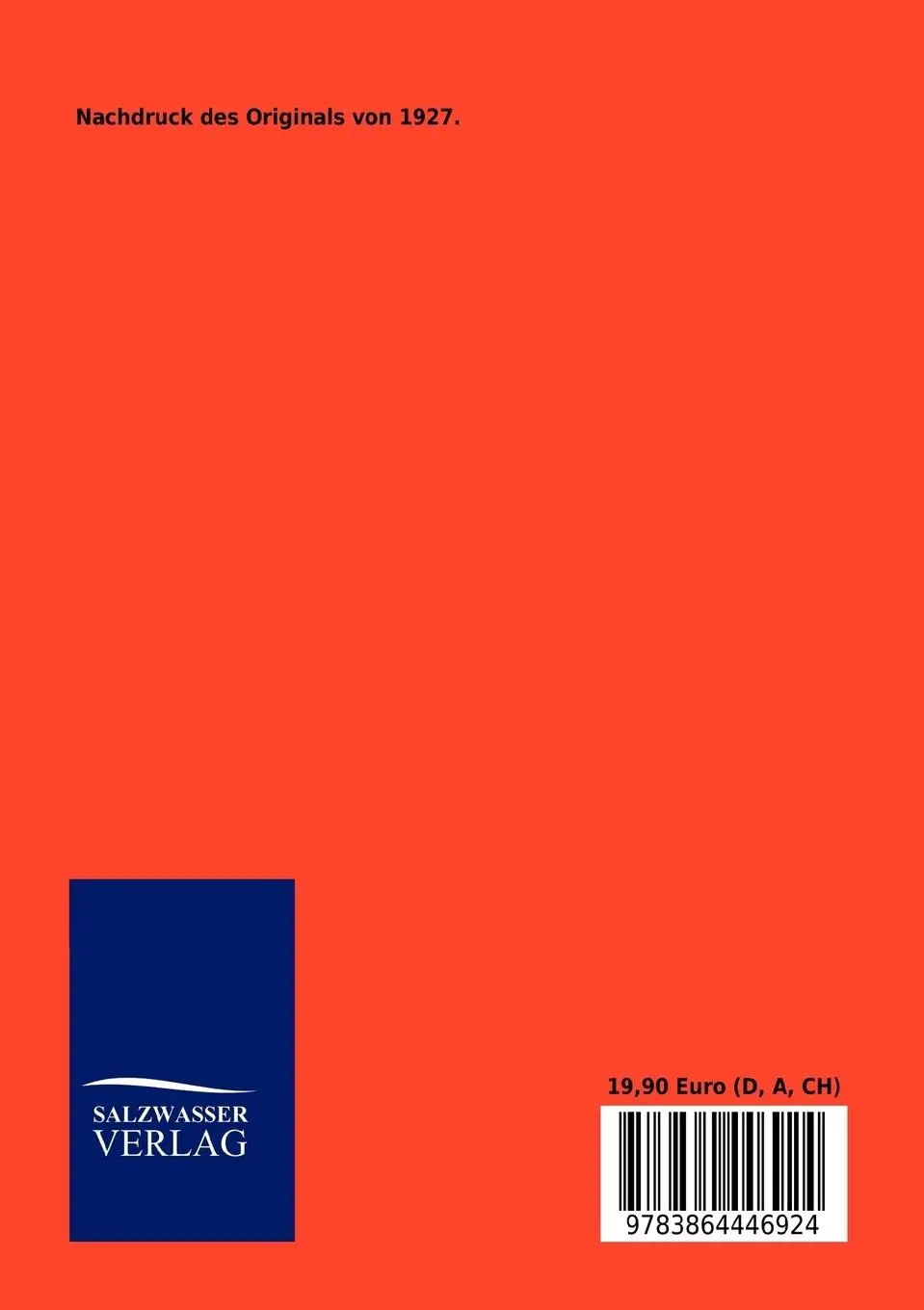 Rückseite: 9783864446924 | Die Wassereisenbahn | Richard Koss | Taschenbuch | 128 S. | Deutsch