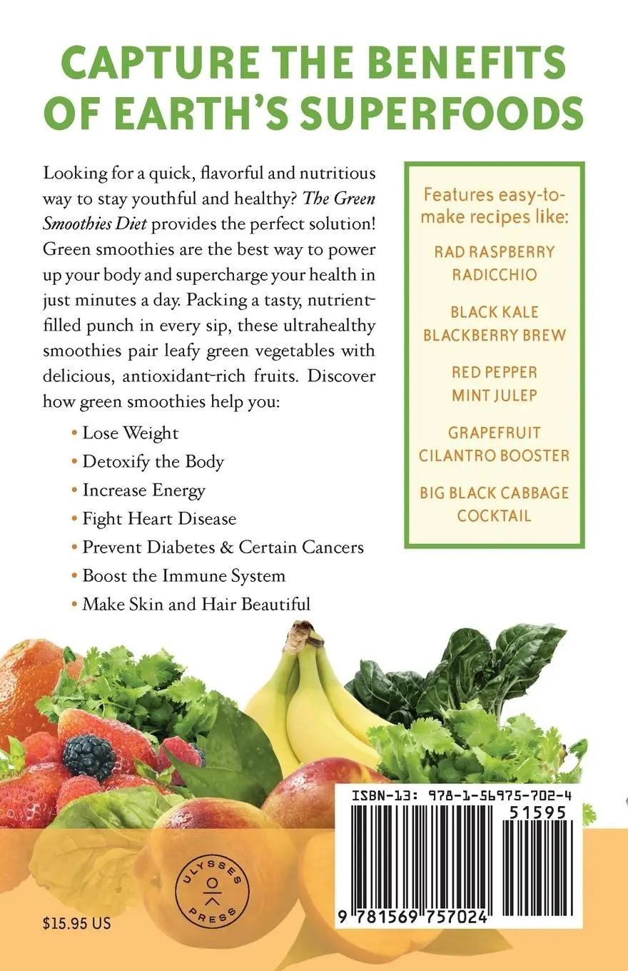 Rückseite: 9781569757024 | The Green Smoothies Diet | Robyn Openshaw | Taschenbuch | Englisch