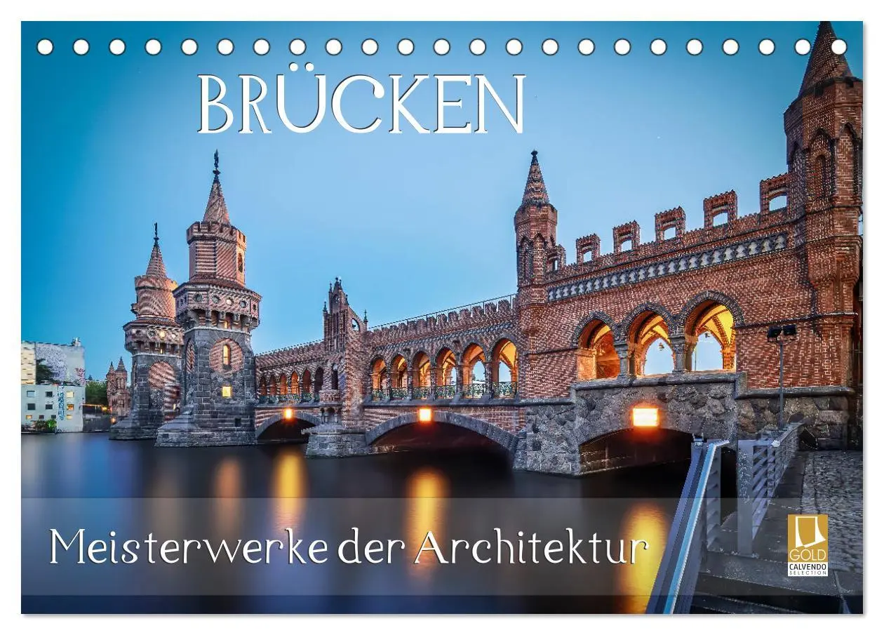 Cover: 9783457687024 | Brücken - Meisterwerke der Architektur (Tischkalender 2026 DIN A5...