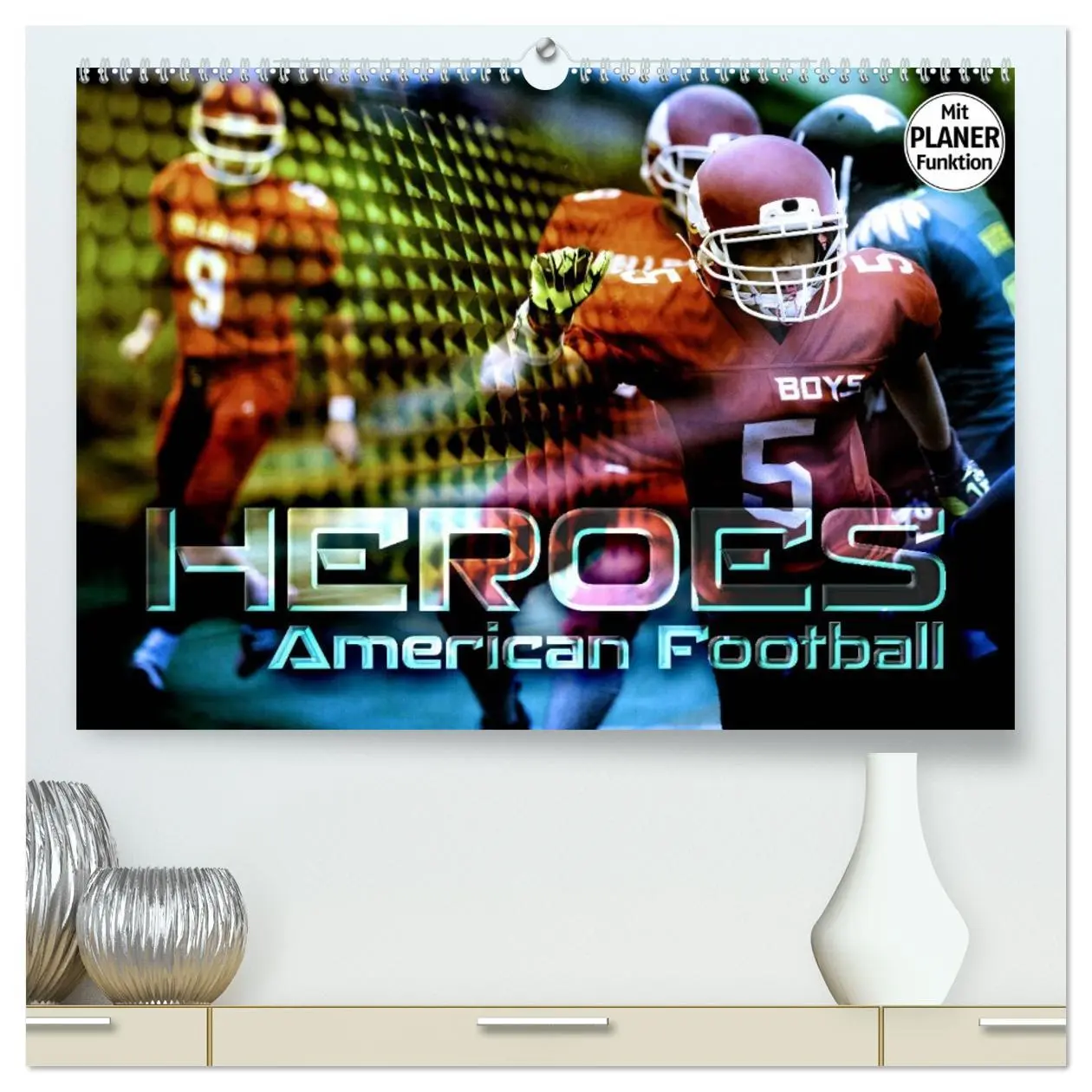 Cover: 9783457757024 | HEROES - American Football (hochwertiger Premium Wandkalender 2026...