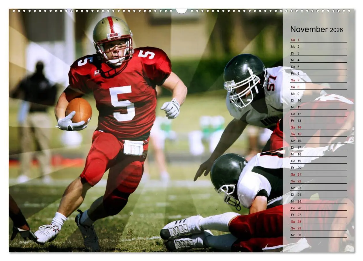 Bild: 9783457757024 | HEROES - American Football (hochwertiger Premium Wandkalender 2026...