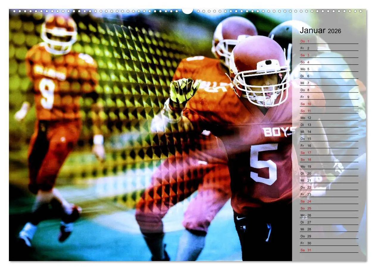 Bild: 9783457757024 | HEROES - American Football (hochwertiger Premium Wandkalender 2026...