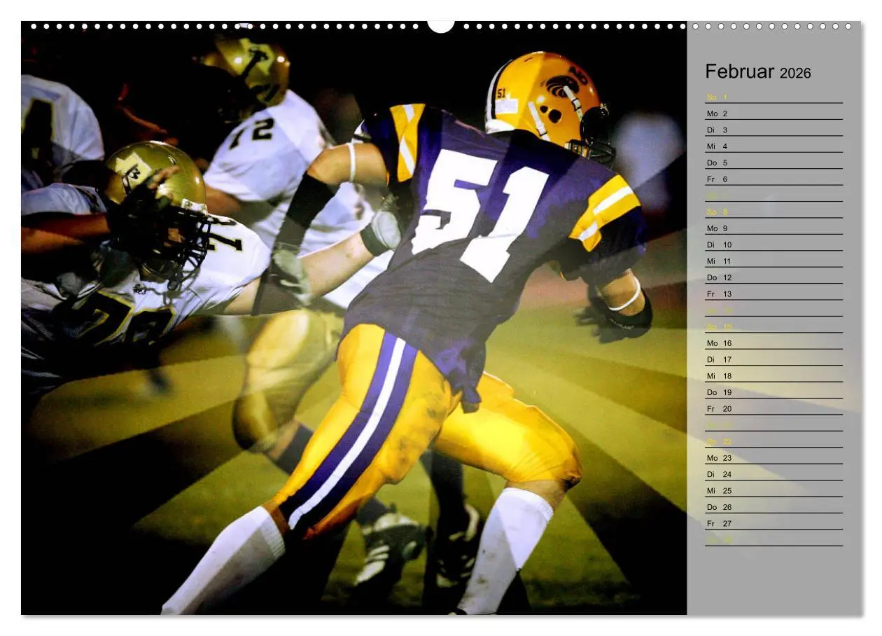 Bild: 9783457757024 | HEROES - American Football (hochwertiger Premium Wandkalender 2026...