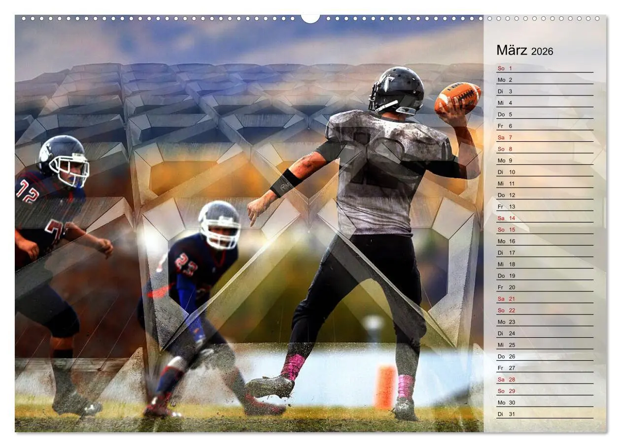 Bild: 9783457757024 | HEROES - American Football (hochwertiger Premium Wandkalender 2026...