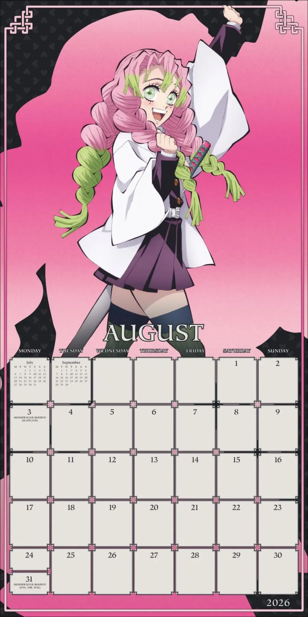 Bild: 9783840197024 | Demon Slayer Broschurkalender 2026 | Kalender | 28 S. | Englisch