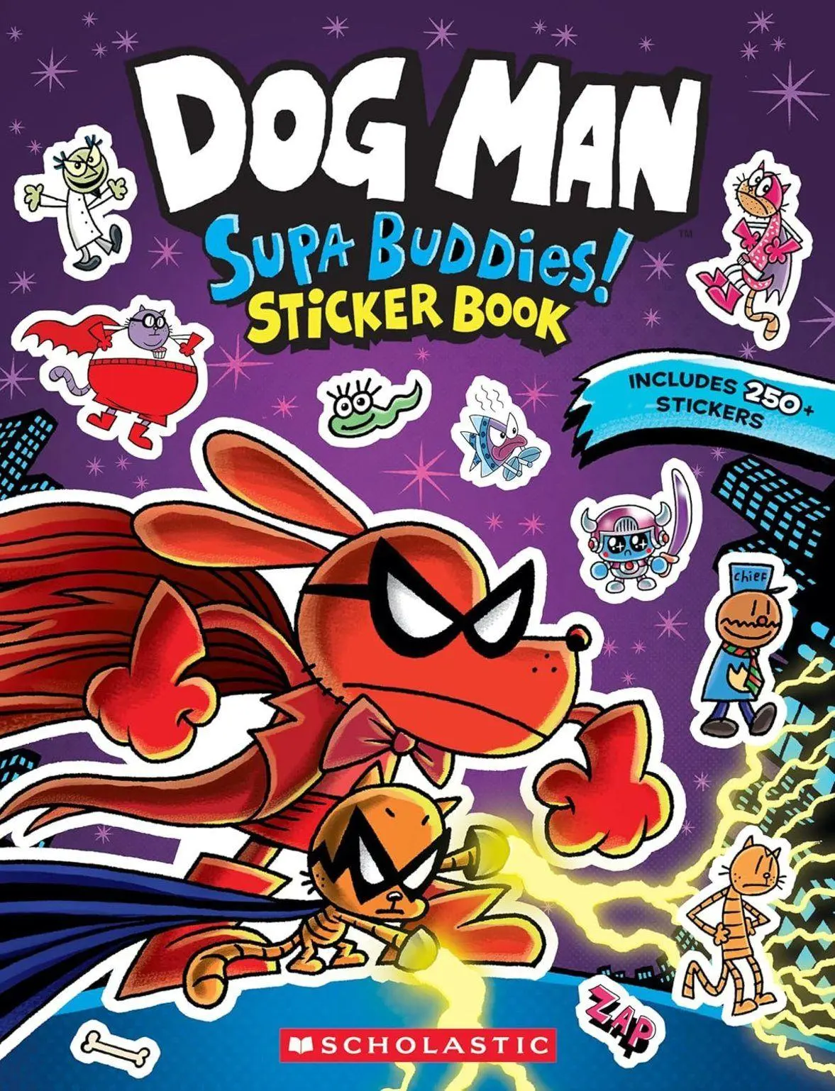 Cover: 9798225037024 | Dog Man: Supa Buddies Sticker Book | Scholastic | Taschenbuch | 2025