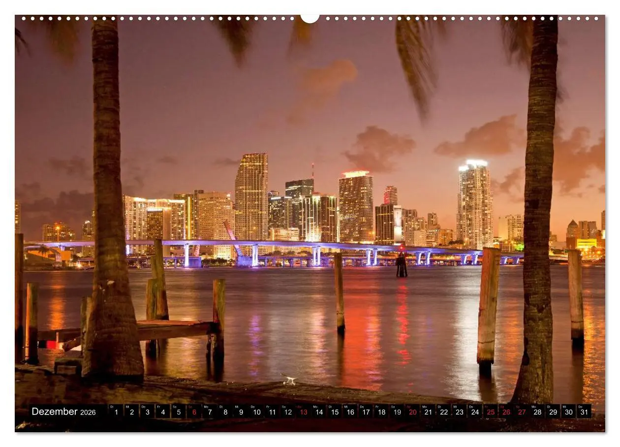 Bild: 9783516147124 | Miami und Florida (hochwertiger Premium Wandkalender 2026 DIN A2...