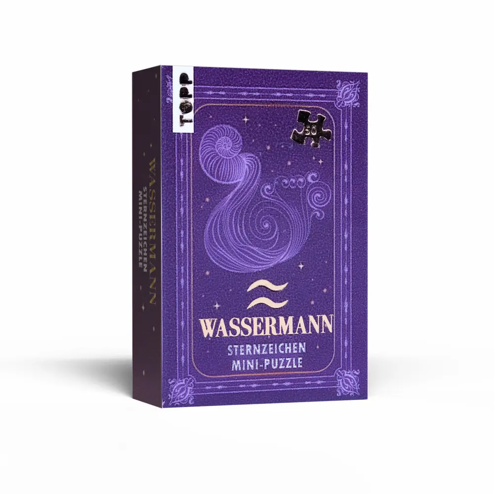 Cover: 4007742187224 | Sternzeichen Mini-Puzzle Wassermann | 50 Teile Mini-Puzzle | Spiel