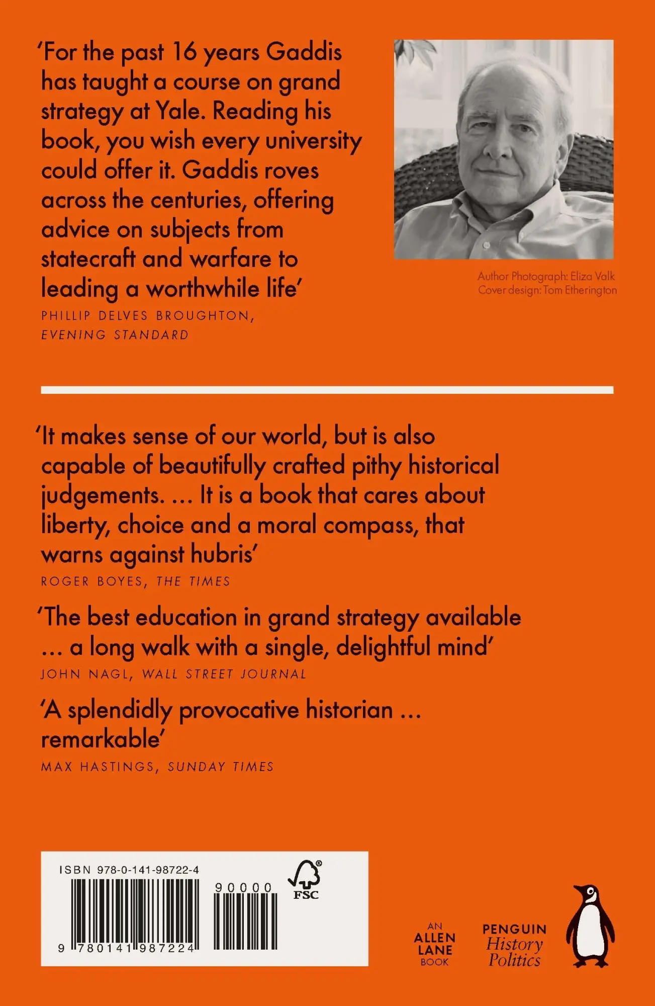 Rückseite: 9780141987224 | On Grand Strategy | John Lewis Gaddis | Taschenbuch | 370 S. | 2019
