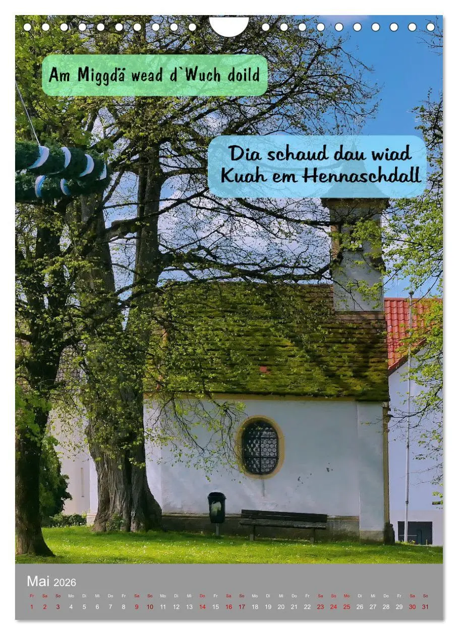 Bild: 9783457287224 | Schwäbische Sprichwörter Oifach g`redt (Wandkalender 2026 DIN A4...