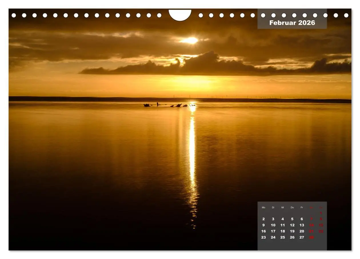 Bild: 9783457597224 | feeling Sylt (Wandkalender 2026 DIN A4 quer), CALVENDO Monatskalender