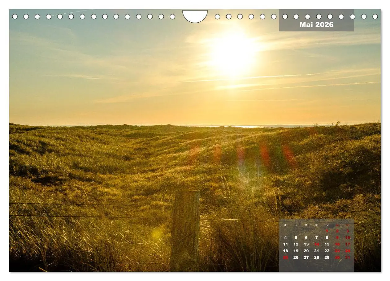 Bild: 9783457597224 | feeling Sylt (Wandkalender 2026 DIN A4 quer), CALVENDO Monatskalender