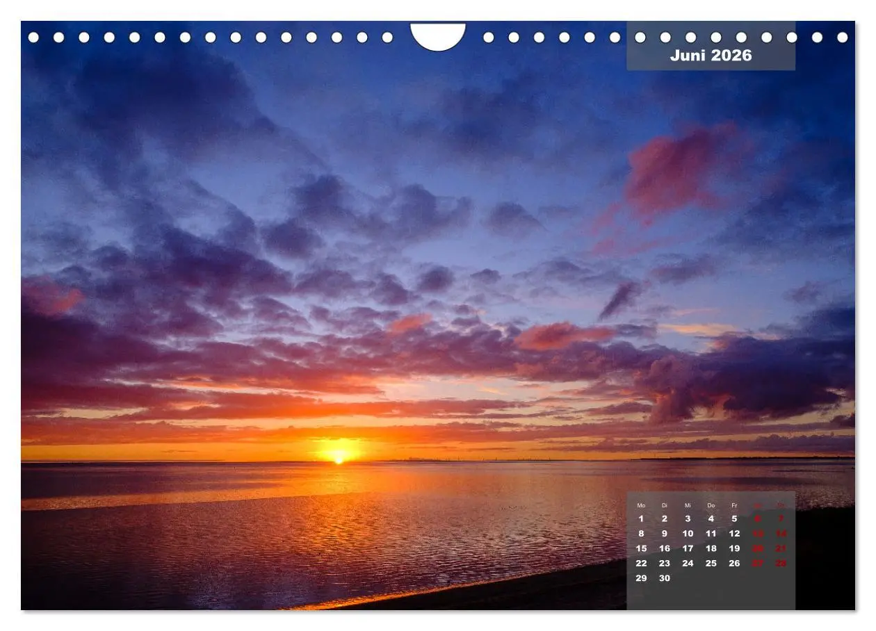 Bild: 9783457597224 | feeling Sylt (Wandkalender 2026 DIN A4 quer), CALVENDO Monatskalender