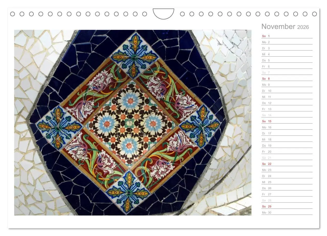 Bild: 9783457977224 | Kacheln und Mosaiken in Barcelona (Wandkalender 2026 DIN A4 quer),...