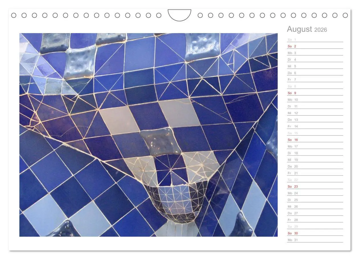 Bild: 9783457977224 | Kacheln und Mosaiken in Barcelona (Wandkalender 2026 DIN A4 quer),...