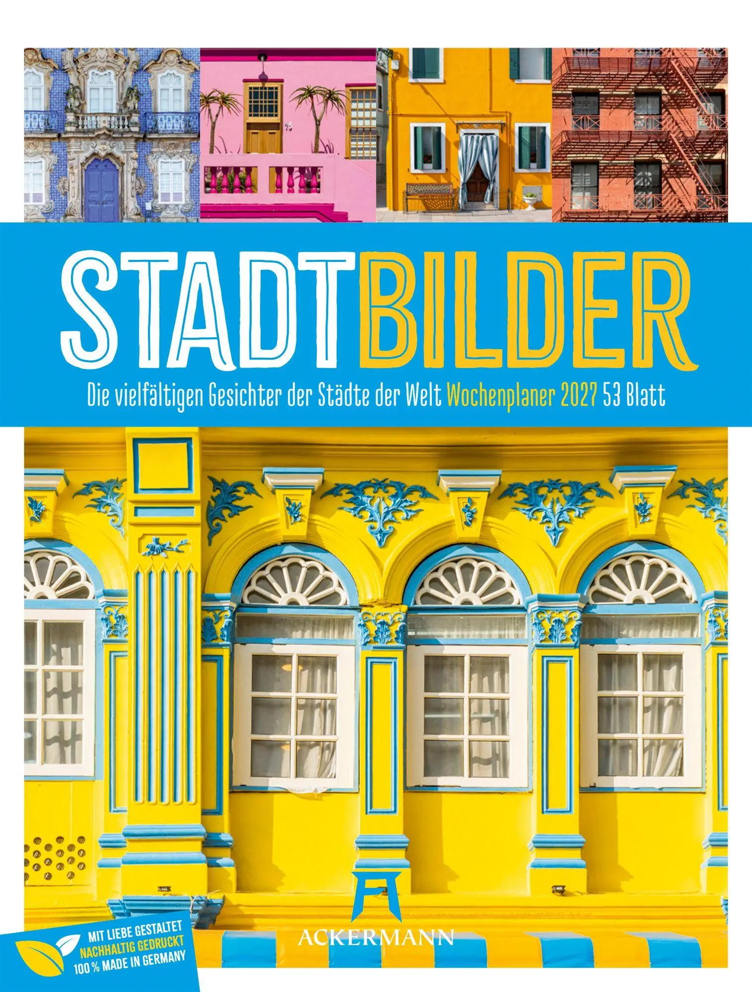 Cover: 9783838437224 | StadtBilder Wochenplaner Kalender 2027 | Ackermann Kunstverlag GmbH