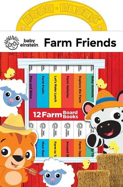 Cover: 9781503767324 | Baby Einstein Farm Friends 12 Board Books My First Library | P I Kids