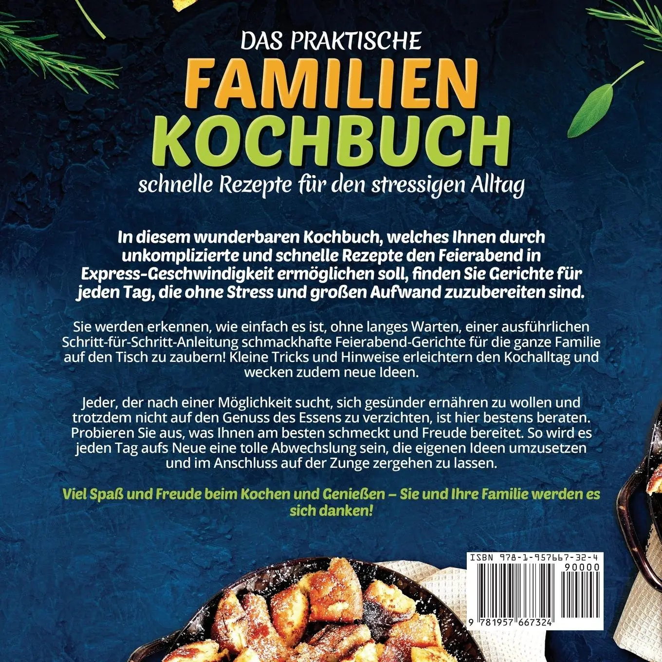Rückseite: 9781957667324 | Das praktische Familien-Kochbuch - schnelle Rezepte für den...