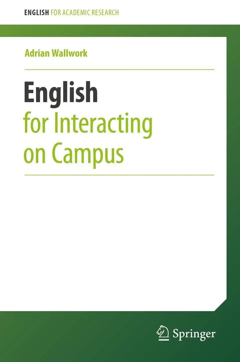 Cover: 9783319287324 | English for Interacting on Campus | Adrian Wallwork | Taschenbuch