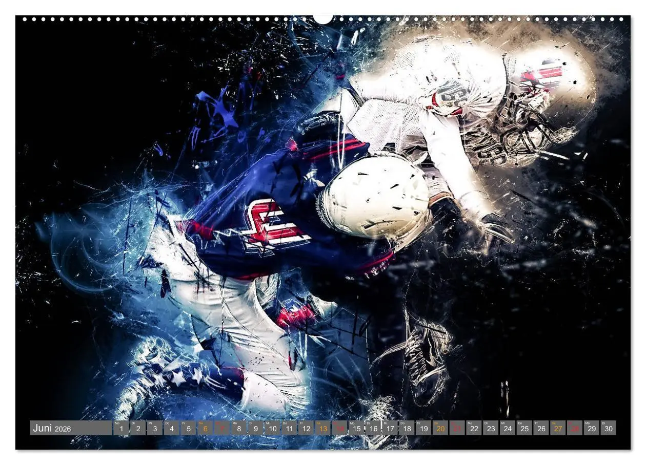 Bild: 9783457727324 | American Football - so cool (hochwertiger Premium Wandkalender 2026...