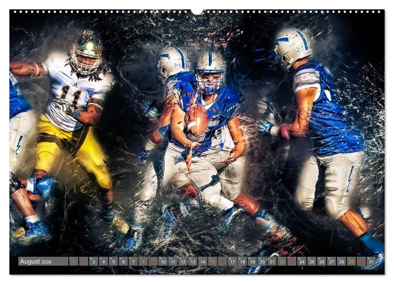 Bild: 9783457727324 | American Football - so cool (hochwertiger Premium Wandkalender 2026...