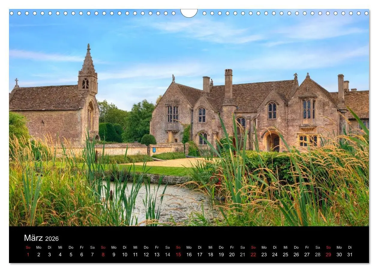 Bild: 9783516127324 | Englische Herrenhäuser (Wandkalender 2026 DIN A3 quer), CALVENDO...