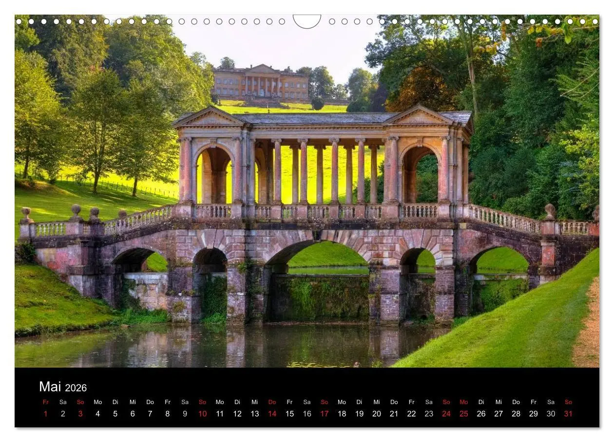 Bild: 9783516127324 | Englische Herrenhäuser (Wandkalender 2026 DIN A3 quer), CALVENDO...