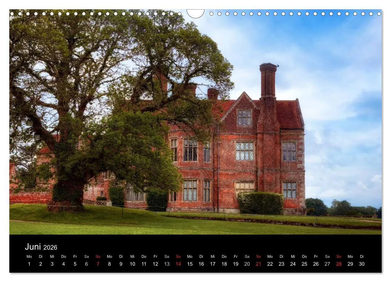 Bild: 9783516127324 | Englische Herrenhäuser (Wandkalender 2026 DIN A3 quer), CALVENDO...