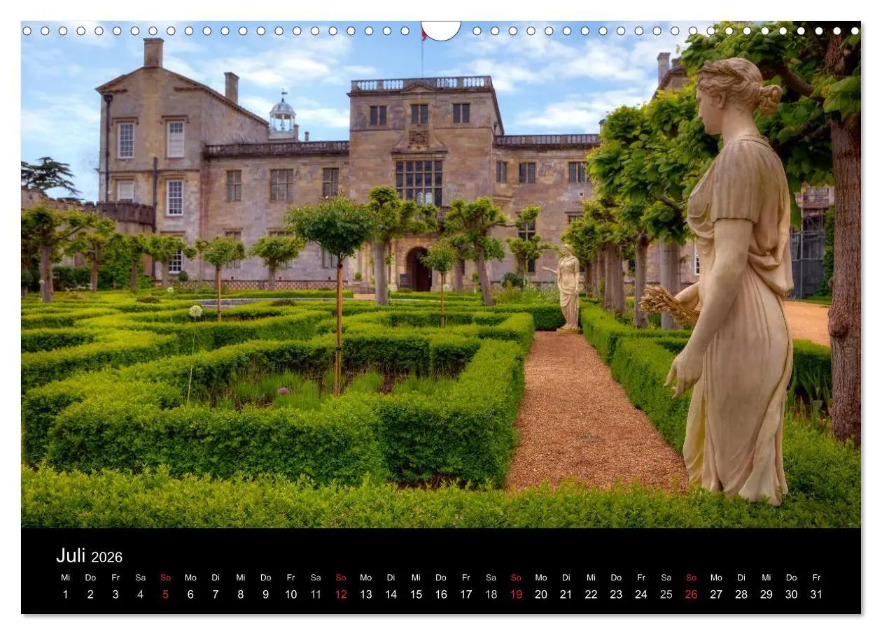 Bild: 9783516127324 | Englische Herrenhäuser (Wandkalender 2026 DIN A3 quer), CALVENDO...